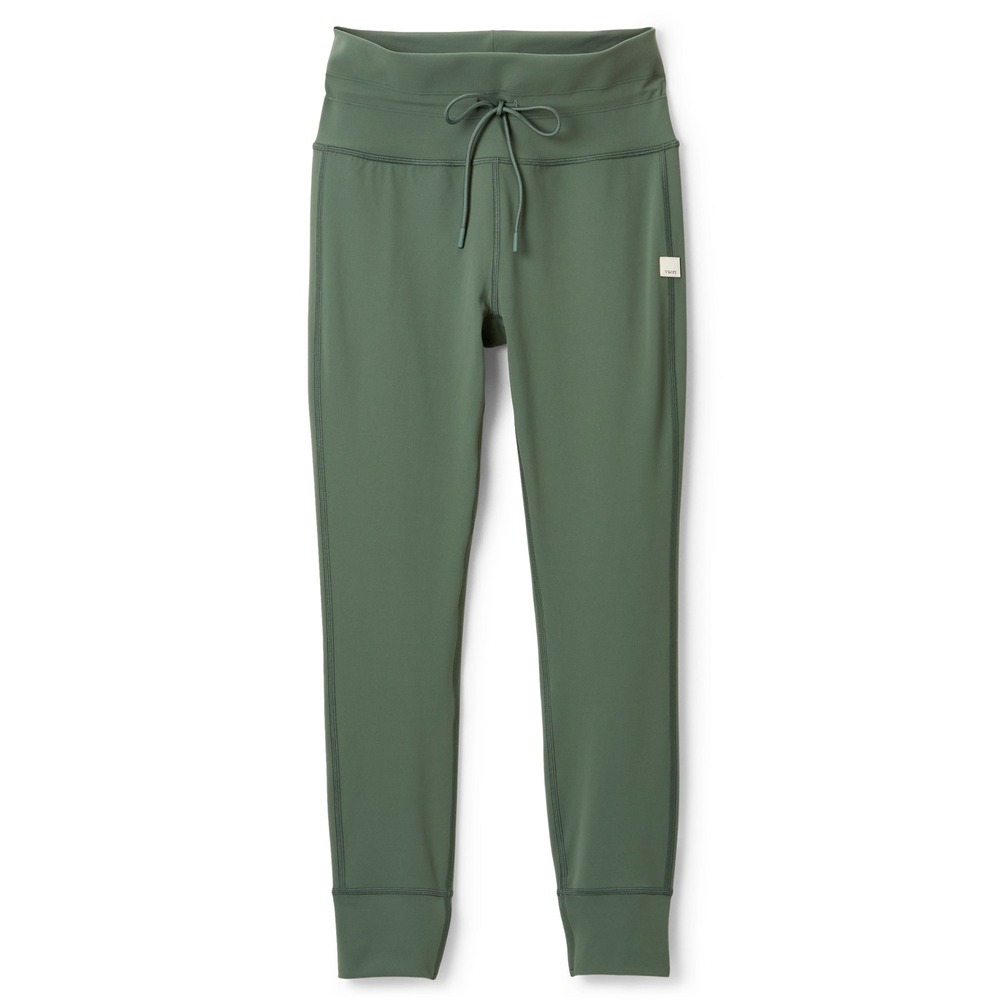 Vuori Daily Leggings Womens Small Agate Green 7/8 High Rise Drawstring Yoga Gyn